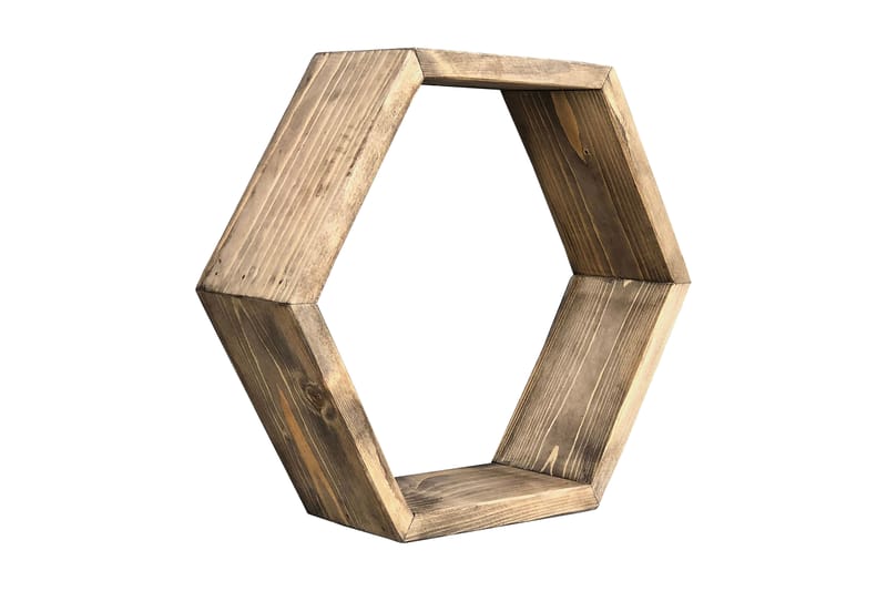 Desgrar Vegghylle 40x37 cm - Brun - Oppbevaring - Hyller - Vegghylle