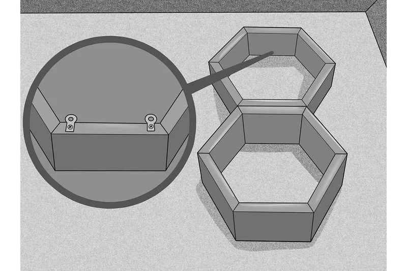 Desgrar Vegghylle 40x37 cm - Brun - Oppbevaring - Hyller - Vegghylle