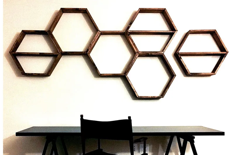 Desgrar Vegghylle 40x37 cm - Brun - Oppbevaring - Hyller - Vegghylle