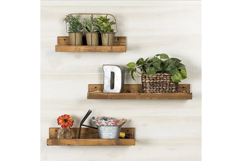 Desgrar Vegghylle 60x15 cm - Brun - Oppbevaring - Hyller - Vegghylle