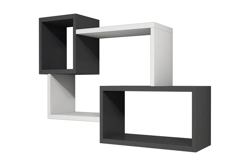Desgrar Vegghylle 90,6x51 cm - Hvit - Oppbevaring - Hyller - Vegghylle