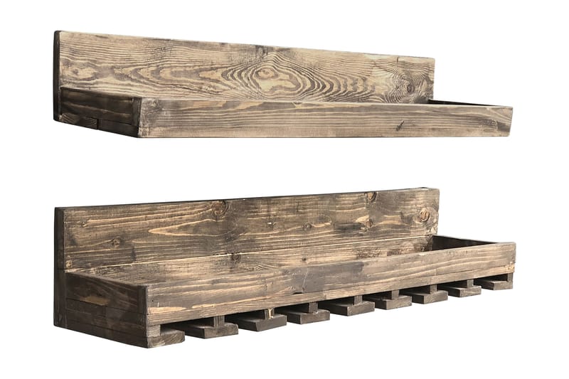 Desgrar Vegghylle 90x13 cm - Brun - Oppbevaring - Hyller - Vegghylle