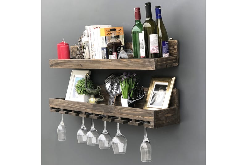 Desgrar Vegghylle 90x13 cm - Brun - Oppbevaring - Hyller - Vegghylle