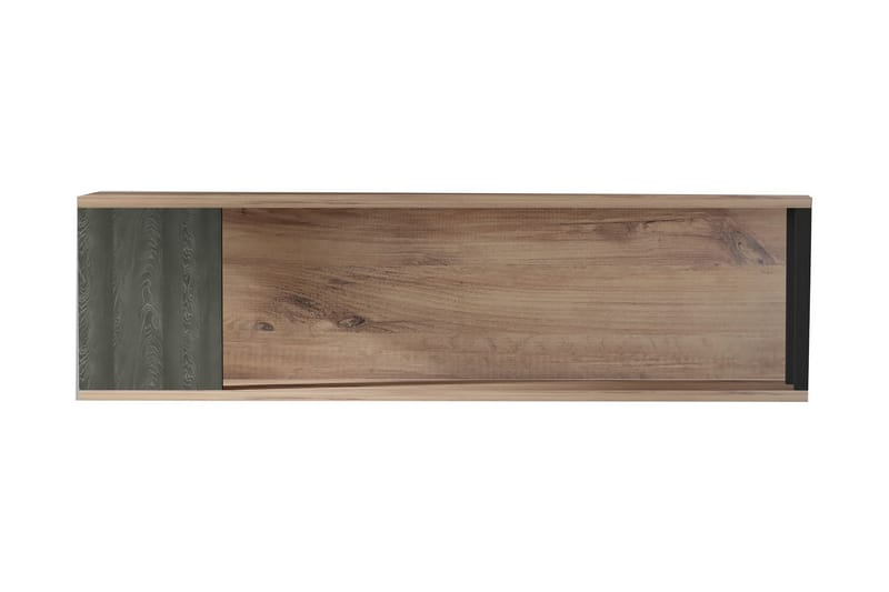 Devran Vegghylle 20x100 cm - Natur / Antrasitt - Oppbevaring - Hyller - Vegghylle