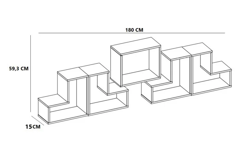 Elegancia Vegghylle - Oppbevaring - Hyller - Vegghylle