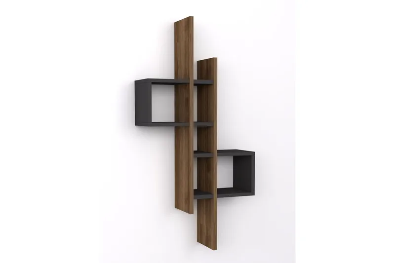 Estetal Vegghylle 54x20 cm 8 Hyller - Oppbevaring - Hyller - Vegghylle