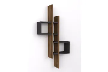 Estetal Vegghylle 54x20 cm 8 Hyller - Oppbevaring - Hyller - Vegghylle
