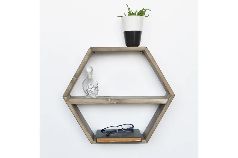 Evila Hexagon Hylle - Oppbevaring - Hyller - Vegghylle