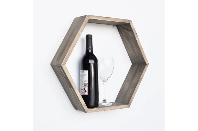 Evila Hexagon Hylle - Oppbevaring - Hyller - Vegghylle