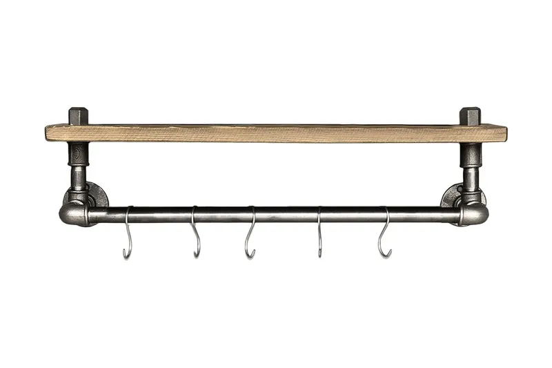 Evila Kjøkkenhylle Rør/Tre, undefined