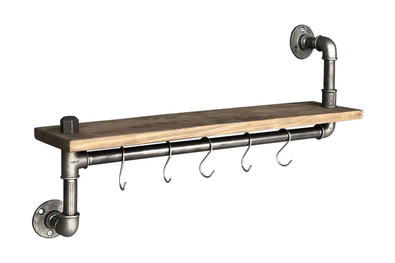 Evila Kjøkkenhylle Rør/Tre, undefined