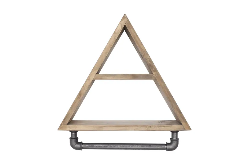 Evila Oppbevaringshylle Rør/Tre, undefined