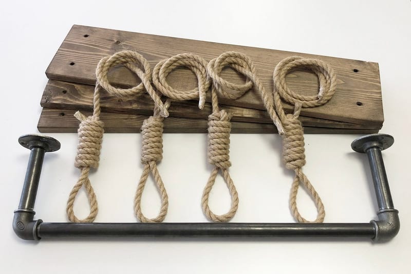 Evila Tauhylle med 3 Hyller - Oppbevaring - Hyller - Vegghylle