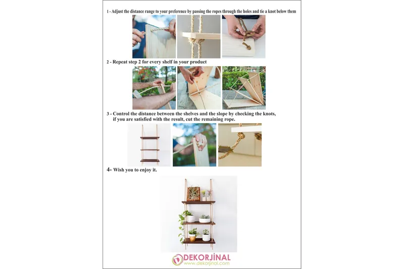 Evila Tauhylle Tre - Oppbevaring - Hyller - Vegghylle