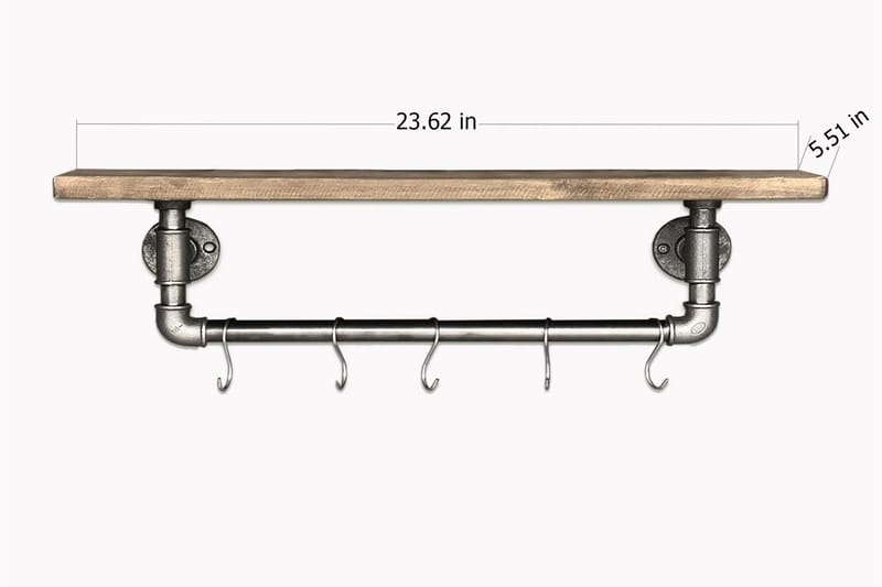 Evila Toalettpapirholder Rør/Tre - Hus & oppussing - Kjøkken & bad - Baderom - Baderomstilbehør - Toalettrullholder