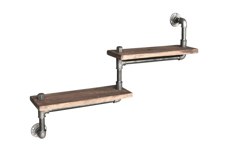 Evila Trappehylle Rør/Tre, undefined