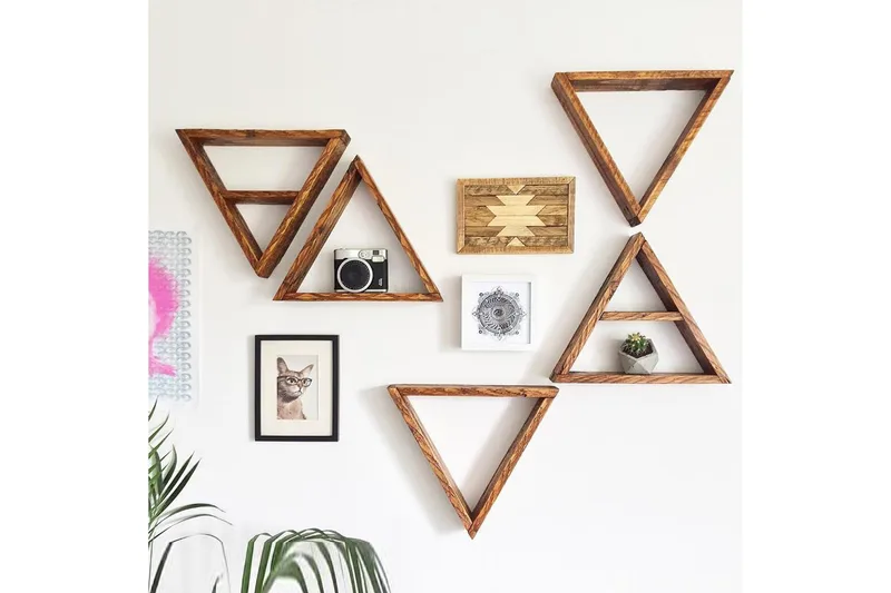 Evila Trekanthylle - Oppbevaring - Hyller - Vegghylle