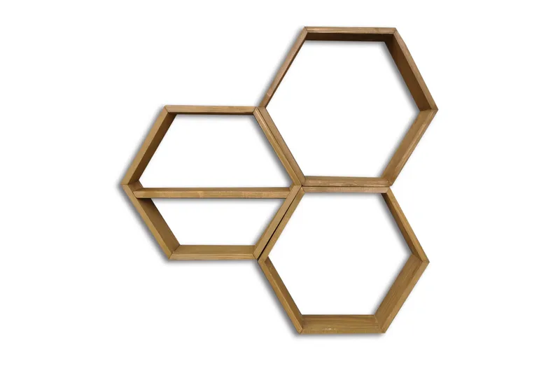 Evila Vegghylle 3 Heksagoner, undefined