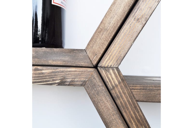 Evila Vegghylle 5 Heksagoner - Oppbevaring - Hyller - Vegghylle