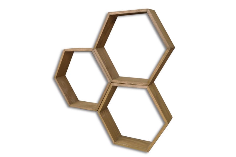 Evila Vegghylle Heksagoner - Oppbevaring - Hyller - Vegghylle