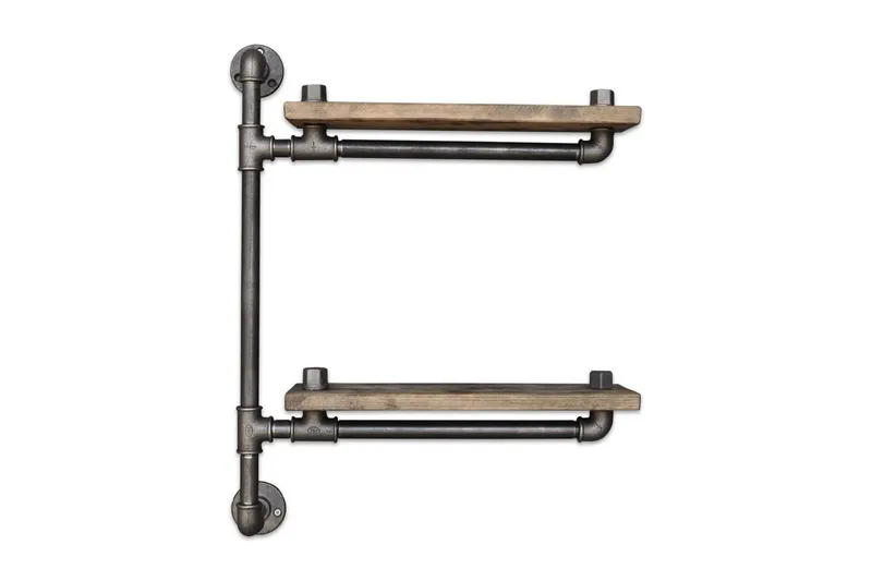 Evila Vegghylle Rør/Tre - Oppbevaring - Hyller - Vegghylle