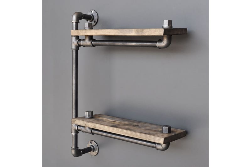 Evila Vegghylle Rør/Tre - Oppbevaring - Hyller - Vegghylle