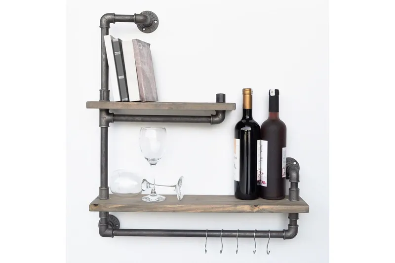 Evila Vegghylle Rør/Tre, undefined