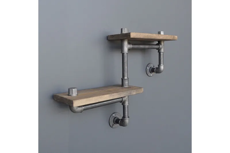 Evila Vegghylle Rør/Tre - Oppbevaring - Hyller - Vegghylle