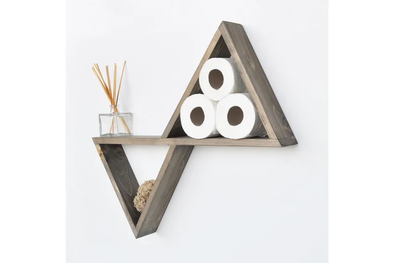 Evila Vegghylle Trekanter - Oppbevaring - Hyller - Vegghylle