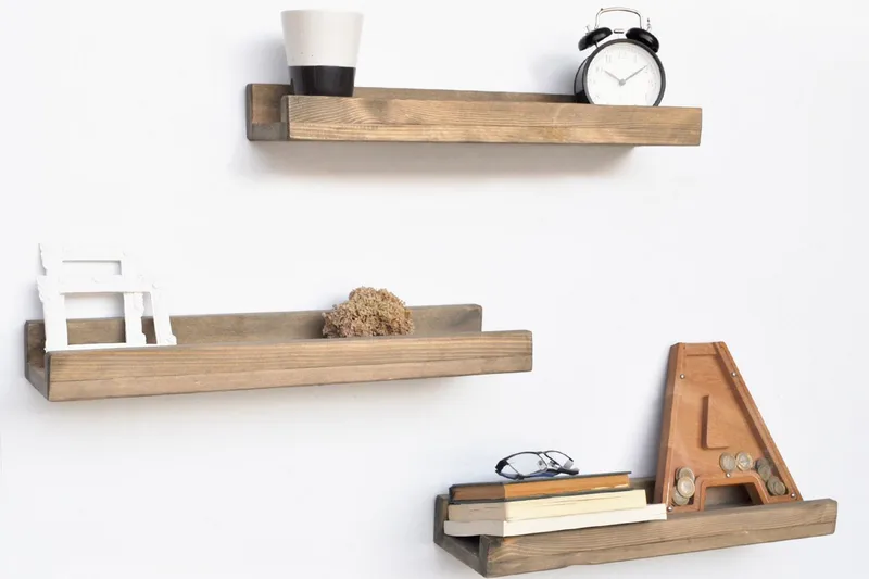 Evila Vegghyller Smal Sett med 3 - Oppbevaring - Hyller - Vegghylle