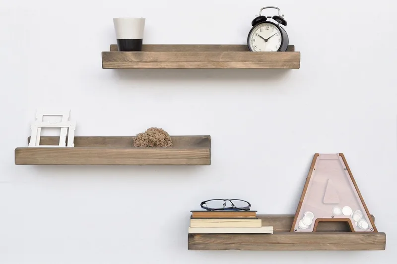 Evila Vegghyller Smal Sett med 3 - Oppbevaring - Hyller - Vegghylle