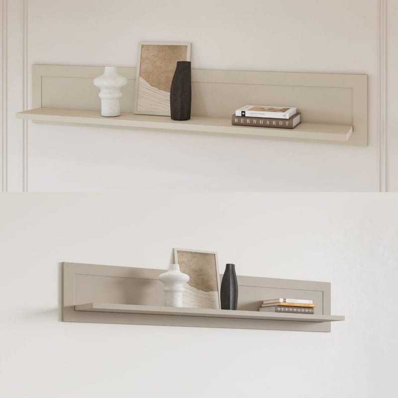 Vegghylle Evora - Lys Beige - Oppbevaring - Hyller - Vegghylle