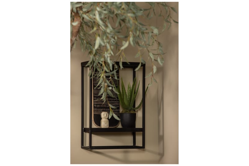 Febe Vegghylle 40x60 cm - Svart - Oppbevaring - Hyller - Vegghylle