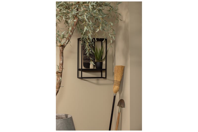 Febe Vegghylle 40x60 cm - Svart - Oppbevaring - Hyller - Vegghylle