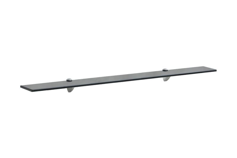 Flytende hylle glass 100x10 cm 8 mm - Svart - Oppbevaring - Hyller - Vegghylle