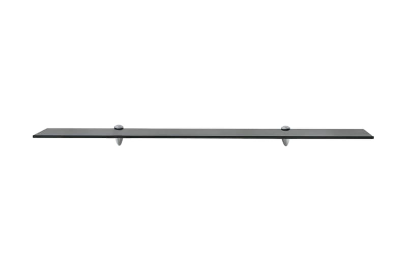 Flytende hylle glass 100x10 cm 8 mm - Svart - Oppbevaring - Hyller - Vegghylle