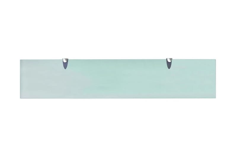 Flytende hylle glass 100x20 cm 8 mm - Transparent - Oppbevaring - Hyller - Vegghylle