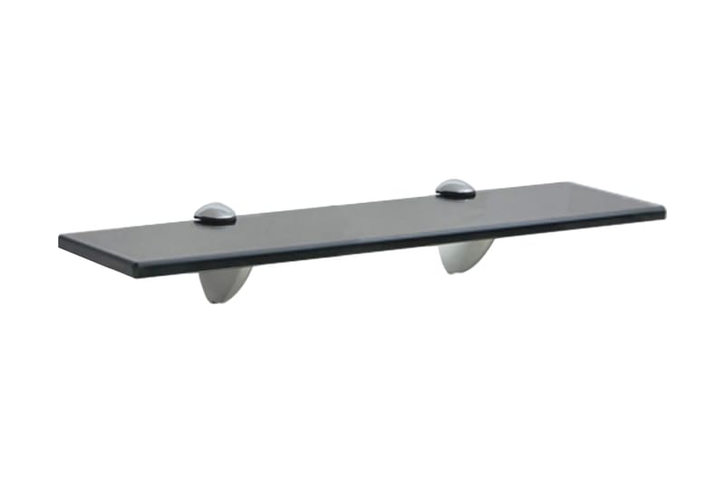 Flytende hylle glass 40x10 cm 8 mm - Svart - Oppbevaring - Hyller - Vegghylle