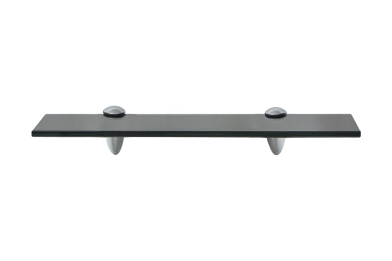 Flytende hylle glass 40x10 cm 8 mm - Svart - Oppbevaring - Hyller - Vegghylle