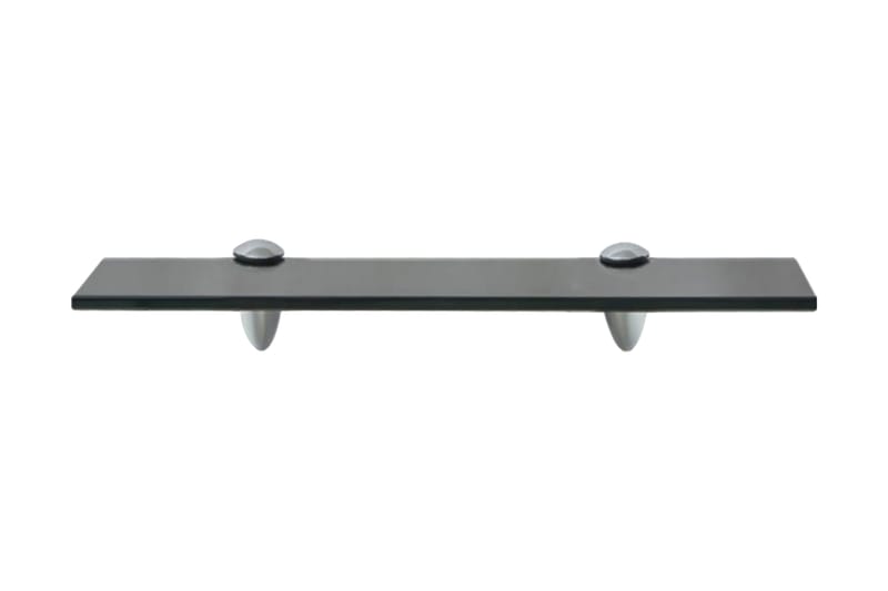 Flytende hylle glass 40x20 cm 8 mm - Svart - Oppbevaring - Hyller - Vegghylle