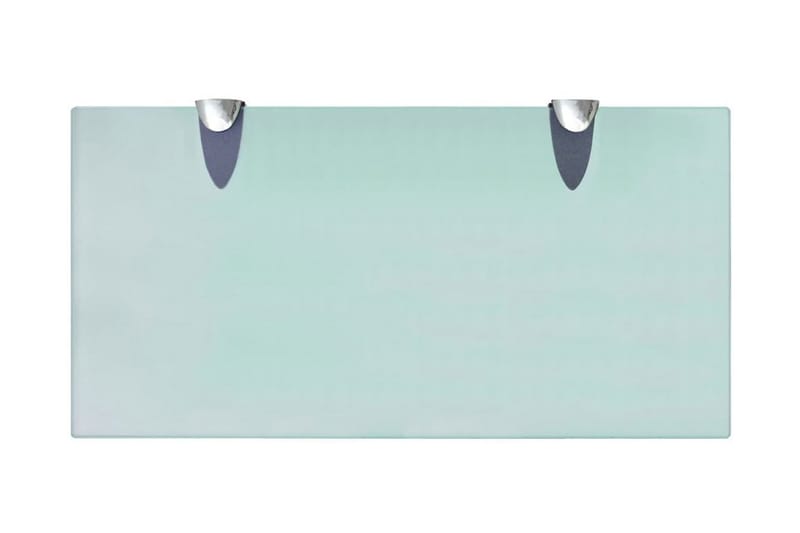 Flytende hylle glass 40x20 cm 8 mm - Transparent - Oppbevaring - Hyller - Vegghylle