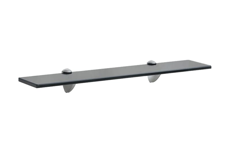 Flytende hylle glass 60x10 cm 8 mm - Svart - Oppbevaring - Hyller - Vegghylle
