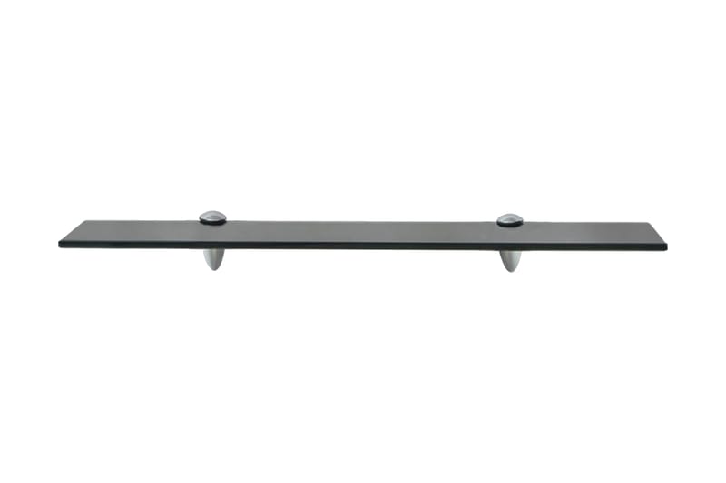Flytende hylle glass 60x10 cm 8 mm - Svart - Oppbevaring - Hyller - Vegghylle