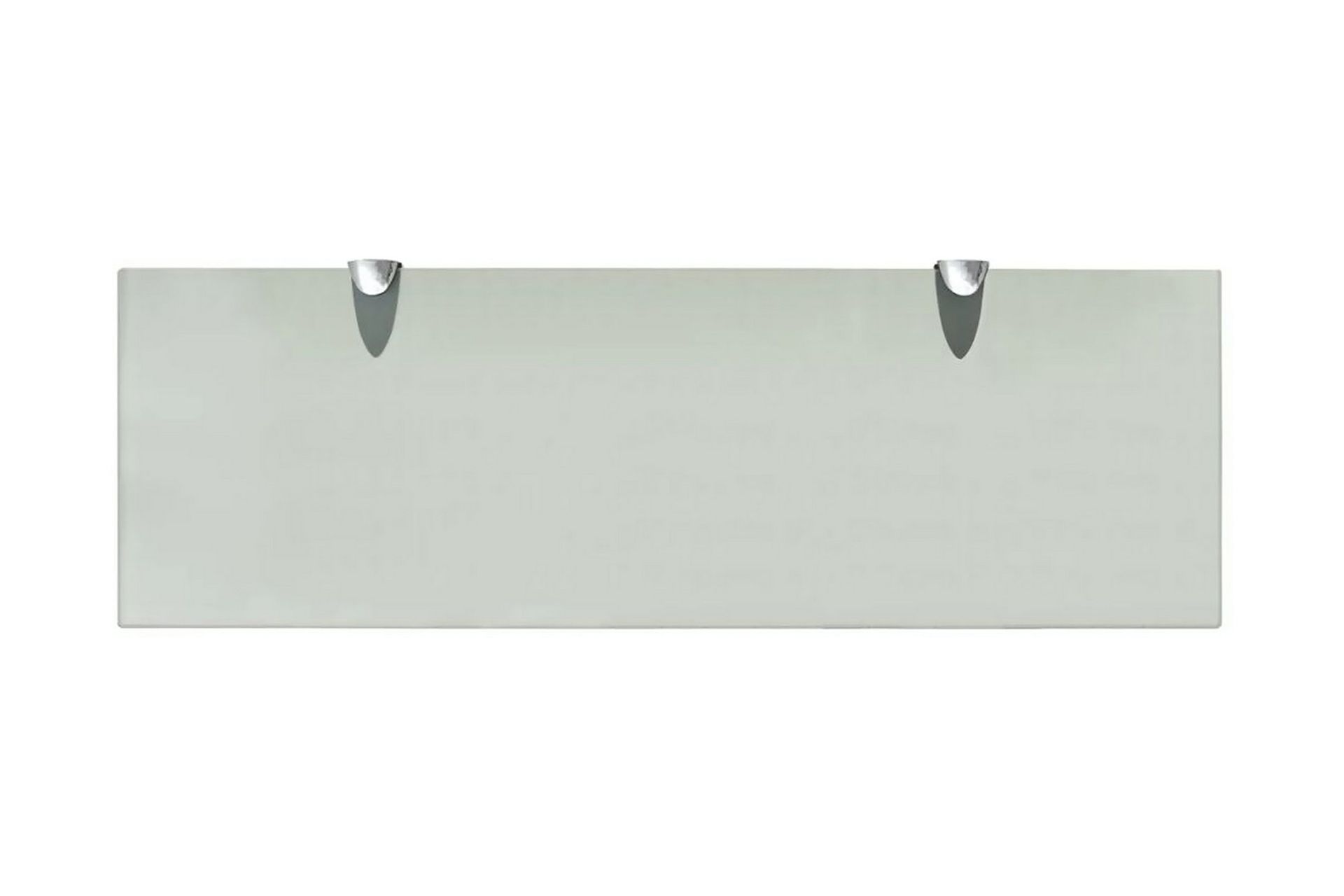 Flytende hylle glass 60x20 cm 8 mm - Frostet - Oppbevaring - Hyller - Vegghylle