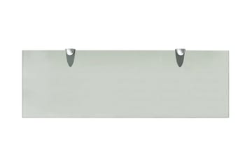 Flytende hylle glass 60x20 cm 8 mm - Frostet - Oppbevaring - Hyller - Vegghylle