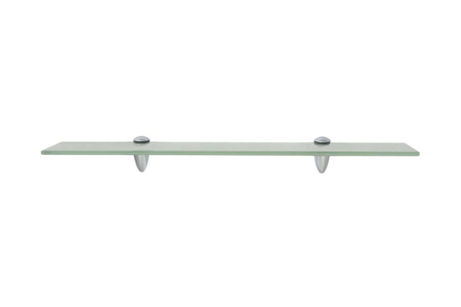 Flytende hylle glass 60x20 cm 8 mm - Frostet - Oppbevaring - Hyller - Vegghylle