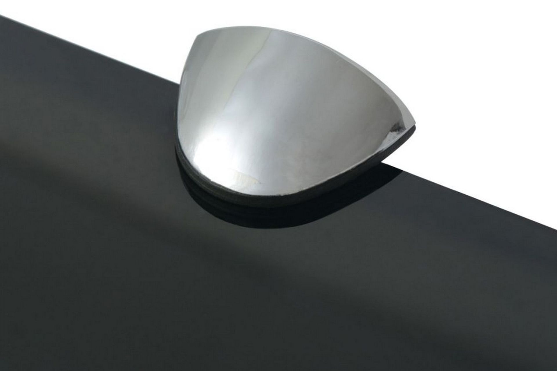 Flytende hylle glass 80x10 cm 8 mm - Svart - Oppbevaring - Hyller - Vegghylle