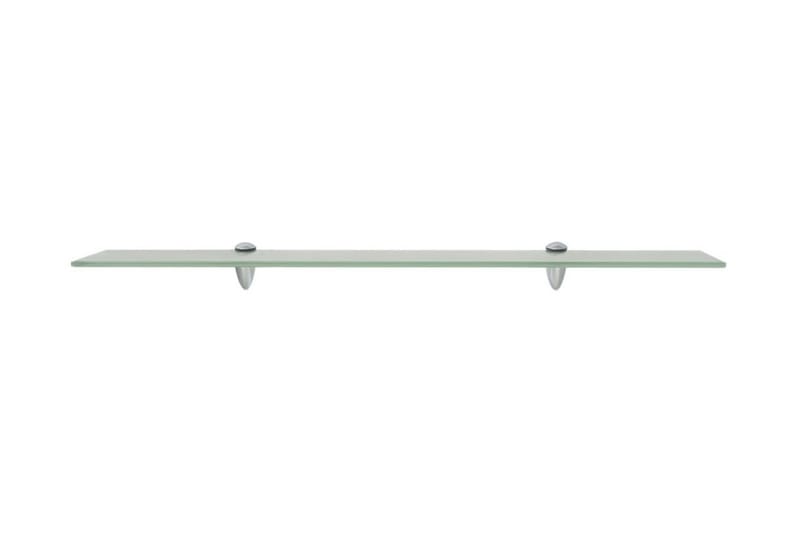 Flytende hylle glass 80x20 cm 8 mm - Frostet - Oppbevaring - Hyller - Vegghylle
