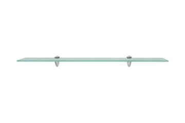 Flytende hylle glass 80x20 cm 8 mm - Transparent - Oppbevaring - Hyller - Vegghylle