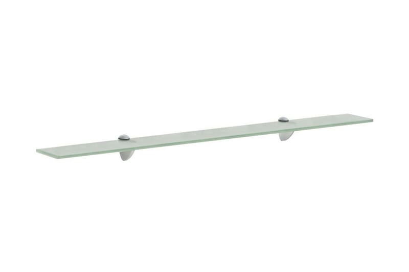 Flytende hylle glass 90x10 cm 8 mm - Frostet - Oppbevaring - Hyller - Vegghylle